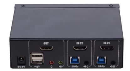 AS-21HUS (HDMI KVM Switch, 2ports,Single-View）