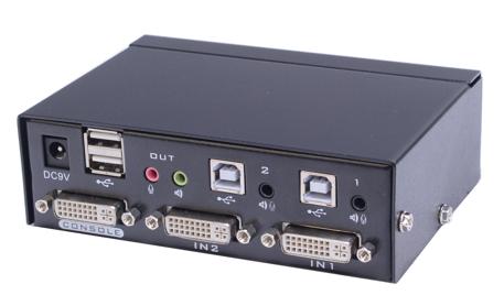 AS-21DA（DVI KVM Switch, 2ports）