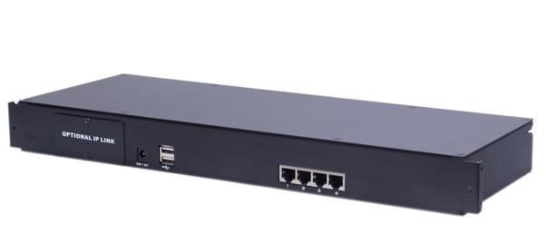 AS-7104TLD (Dual-Rail, 17” Cat5 LCD KVM Switch)