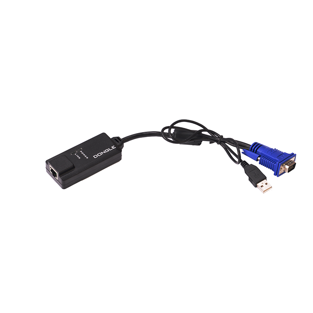 AS-7108TLS (Single Rail, Cat5 Series 17” LCD KVM Switch)